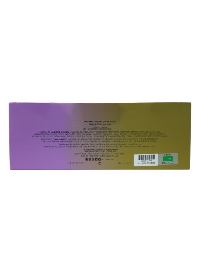 اجمل نغمات خلخال و ورد الفانيليا 3 مل × 10 حبة - Image 4